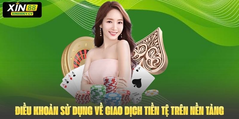 Điều khoản sử dụng về giao dịch tiền tệ trên nền tảng