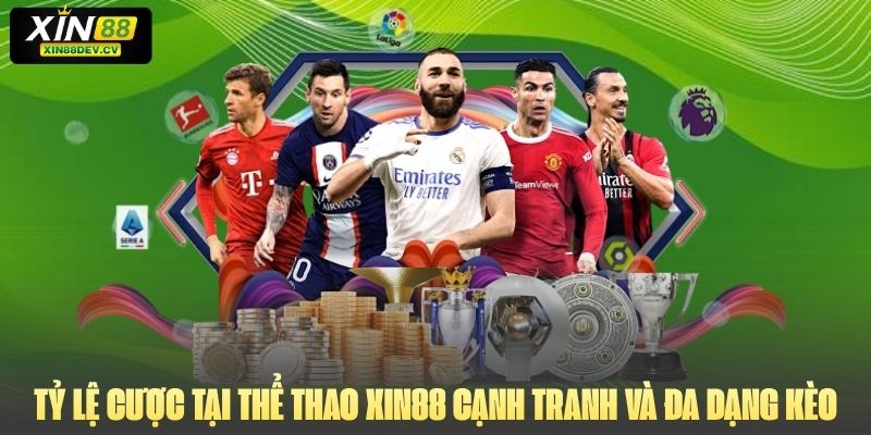 Tỷ lệ cược tại Thể thao Xin88 cạnh tranh và đa dạng kèo cược